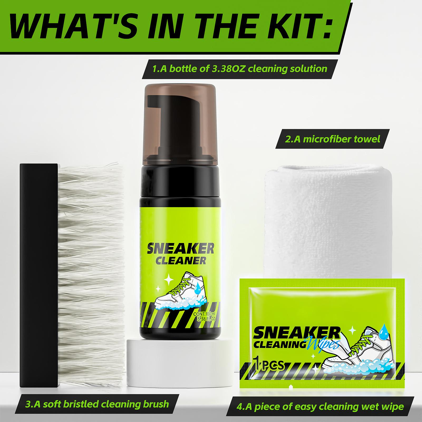 Sneaker Care For Canvas Fabrics - Pembersih Sepatu 4 Buah 100ml Busa