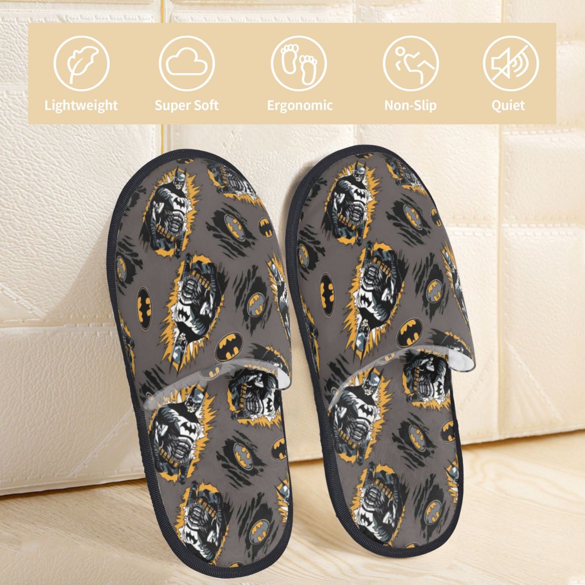 Sandal Rumah Batman dengan Bus - Insole Memory Foam ulasan dan harga