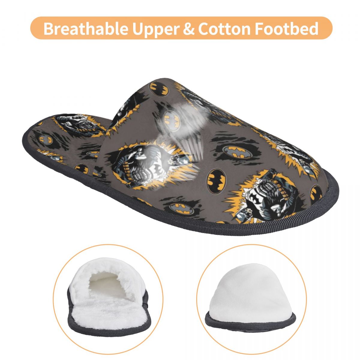 Sandal Rumah Batman dengan Bus - Insole Memory Foam ulasan dan harga