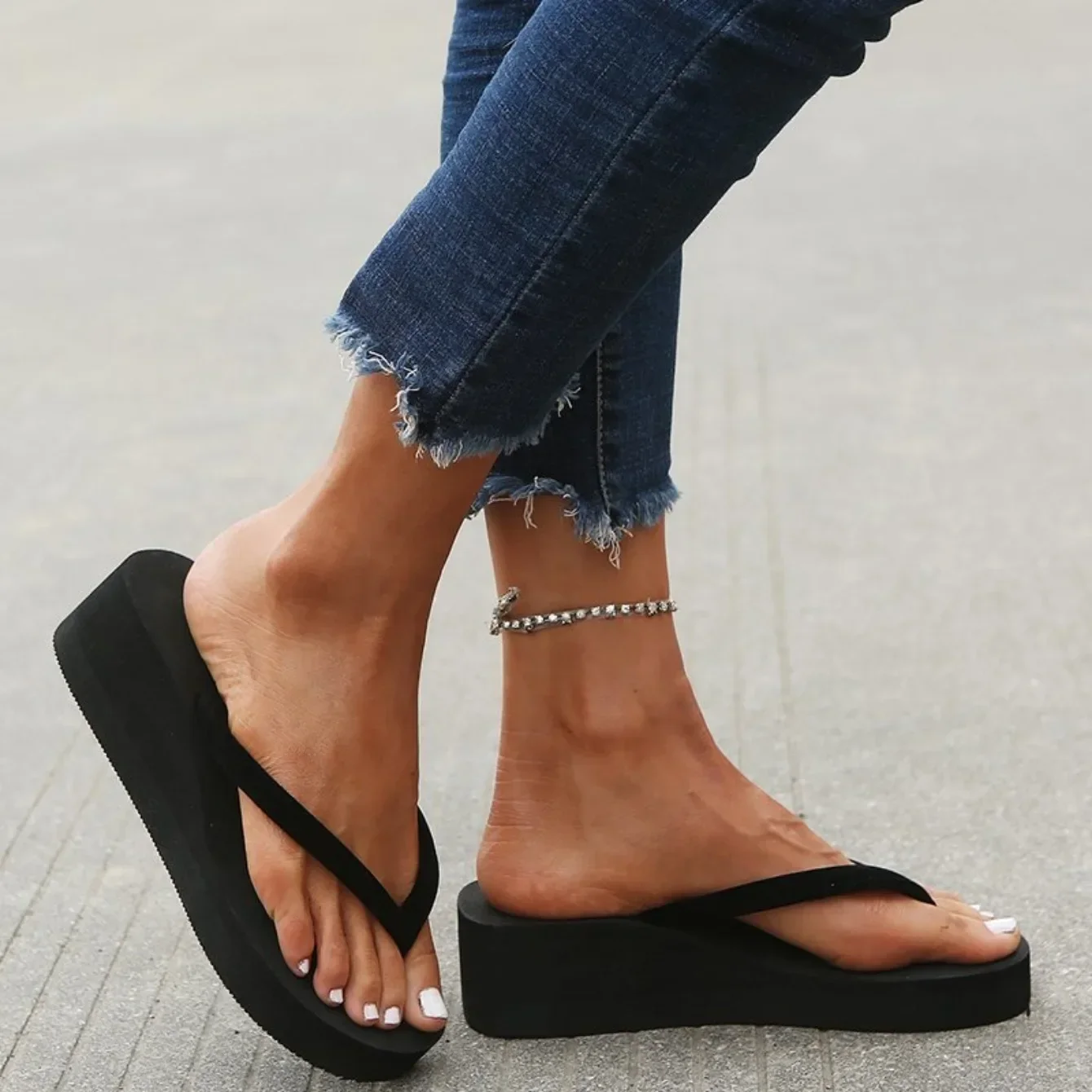 Sandal Musim Panas Wanita, San - Insole Memory Foam ulasan dan harga